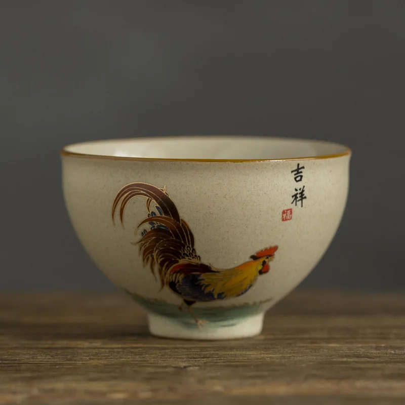 75 мл Цзиндэчжэнь бутик керамическая благоприятная чайная чашка винтажный мастер чашка чайный набор кунг-фу посуда для напитков чашка чая, кружка мастер чайная чашка