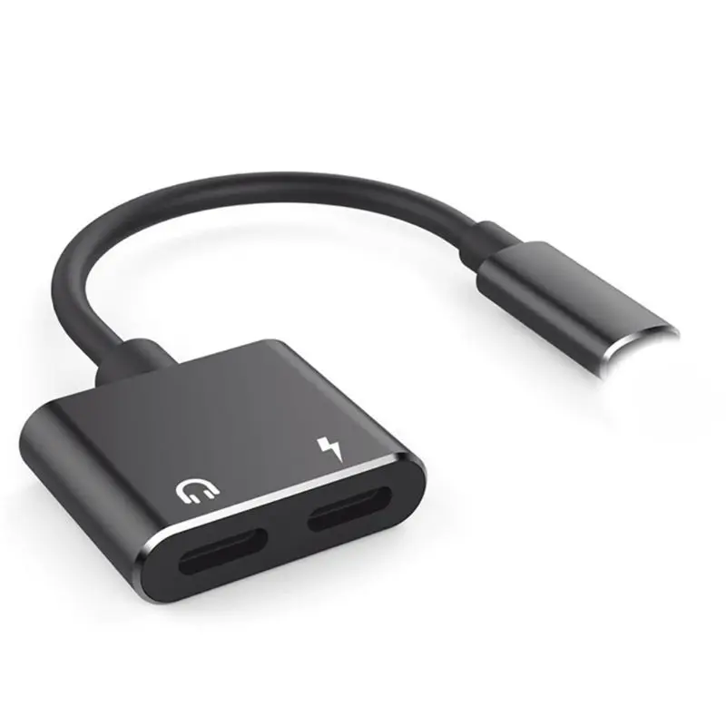 Адаптер 2 в 1 для iPhone 7 8 Plus X XS MAX Charge Splitter конвертер