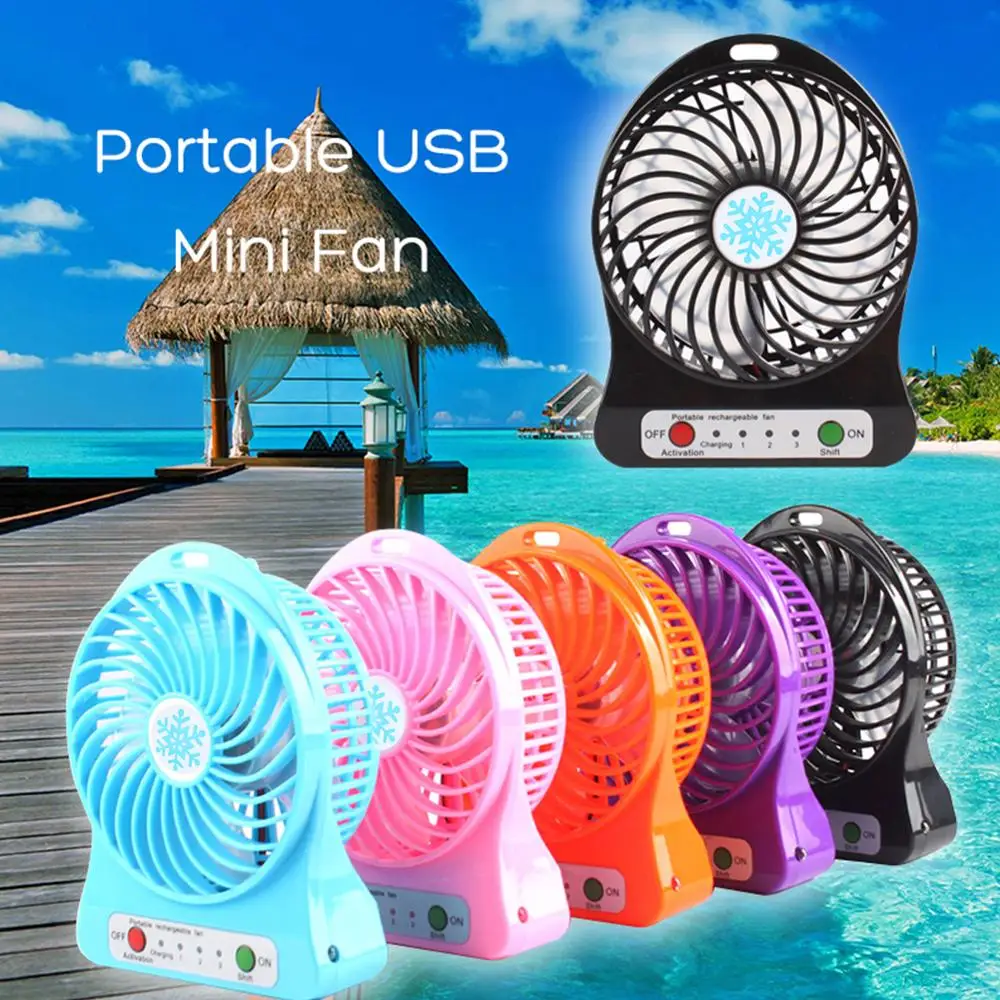 Portable Mini Usb Fan Hand Held Desk Air New Portable Rechargeable