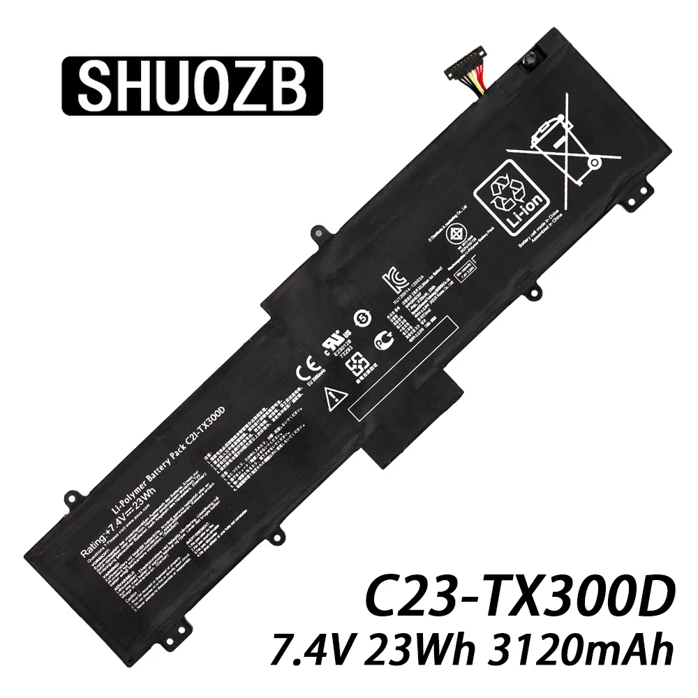 New C21tx300d Laptop Battery For Asus Transformer Book Tx300ca 7.4v