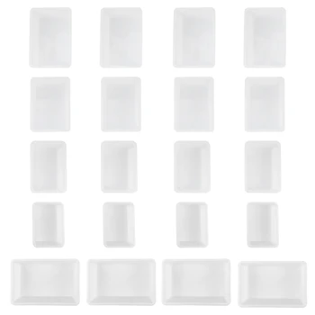 

20pcs Tool Parts Helpful Rectangle Boxes Storage Boxes Household Organizers Sundries Organizers for Storage Home