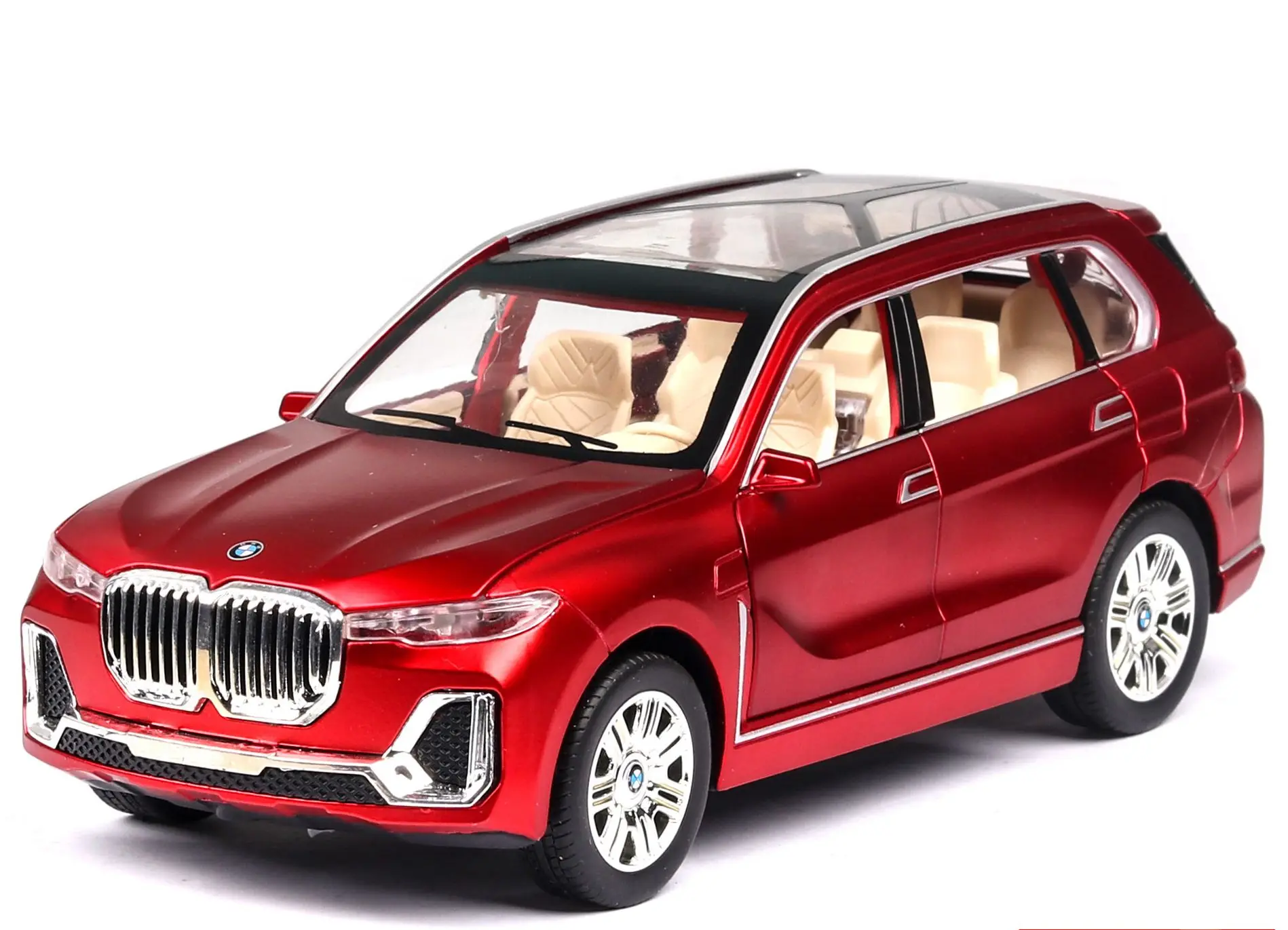 1:24 модель автомобиля X7 Модель Детская игрушка сплав модель автомобиля звук и светильник открываются двери Рождественский подарок детские игрушки