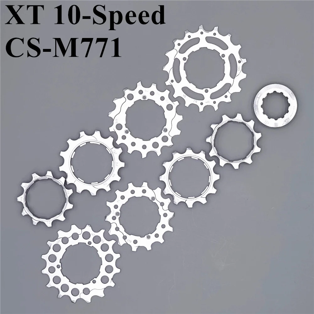Bicycle cassette SHIMANO XT CS-M771 10 speed cog sprocket wheel unit 11/12/13/14T