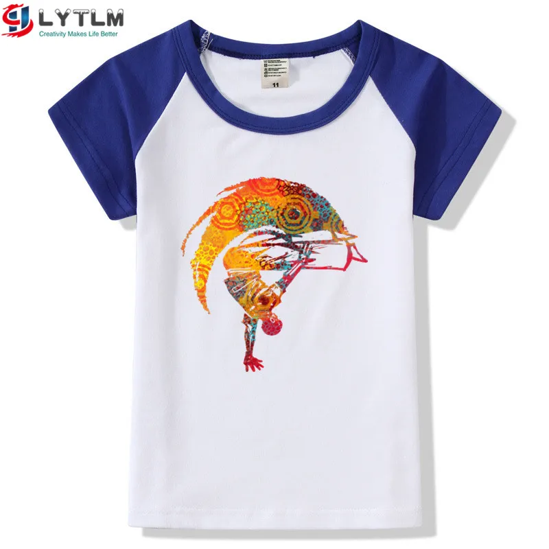 LYTLM/Летняя одежда для маленьких мальчиков футболки для мальчиков в бразильском стиле детская рубашка в стиле Капоэйра футболки для мальчиков и девочек в стиле хип-хоп, топы для маленьких девочек