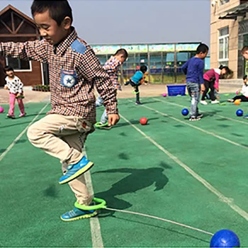 

Ankle Skip Jumping Dancing Ball Game Kids Outdoor Movement Fun Sport Toy Children Fitness Bouncing Ball For Baby Adult Student