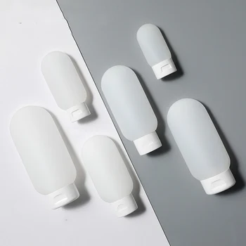 

Travel Bottle Facial Bath Bottle Container Frosted Women Refillable Shampoo Cleanser Empty Cream Lotion Plastic Bottle