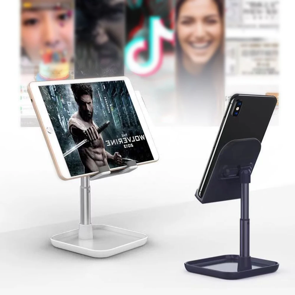 Держатель мобильного телефона для IPhone XS Max IPad Нескользящая Регулируемая металлическая настольная подставка для телефона samsung Xiaomi huawei планшет