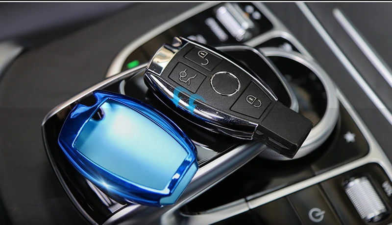 Выкидной ключ автомобильный ключ чехол для Mercedes A B R G Class GLK gla w204 W251 W463 W176 TPU Shell материал автомобильные аксессуары