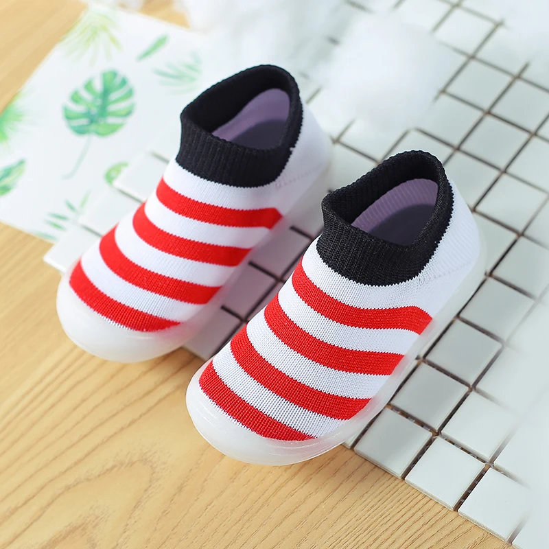 Детская обувь для первых шагов г. Весенняя детская обувь девочек мальчиков повседневная сетчатая обувь мягкая подошва удобная нескользящая обувь - Цвет: Красный