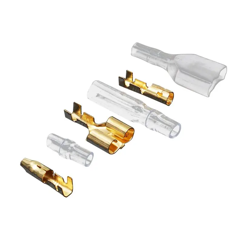 

70 Set 3.9 mm Male/Female & Double Motorcycle Car Connector Terminals