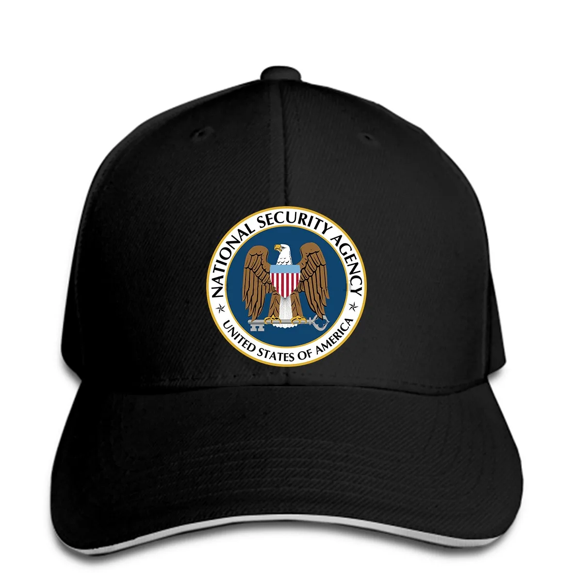 Бейсболка национальной безопасности NSA бейсболки шляпа Бесплатная наклейка |