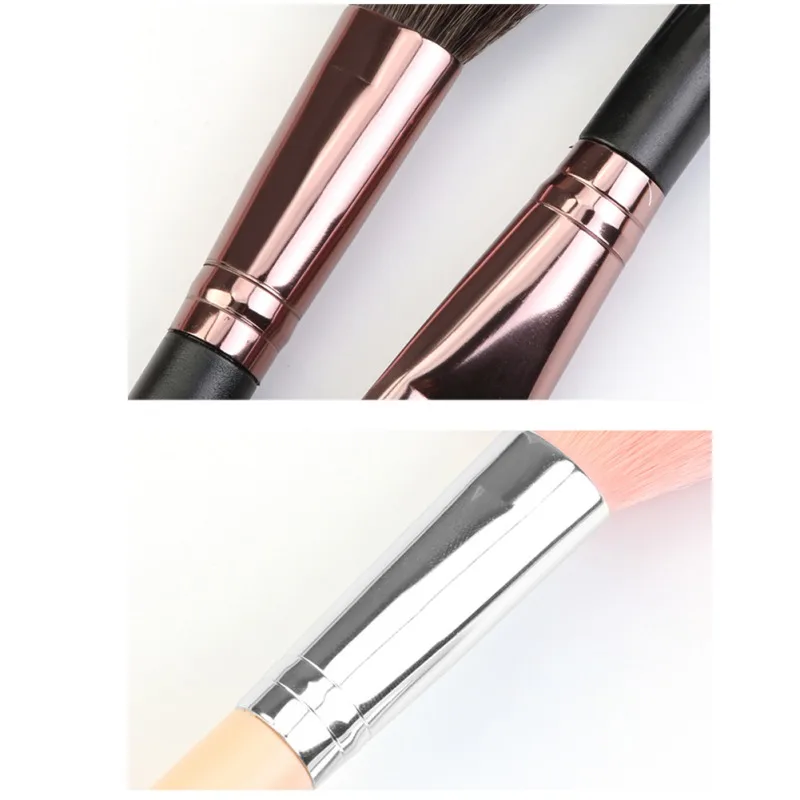 20pcs Makeup Brush Set Eyeshadow Eyebrow Eyelash Brush Oblique Brush Fan Brush Cosmetic Brush Kit With Pu Bag