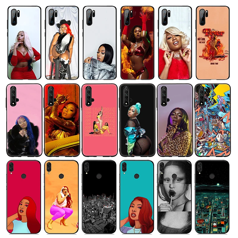 Megan thee stallion Rapper Soft Silicone Case for Huawei Mate 30 20 10 Lite Pro Honor Nova 3 3i 4 5i |