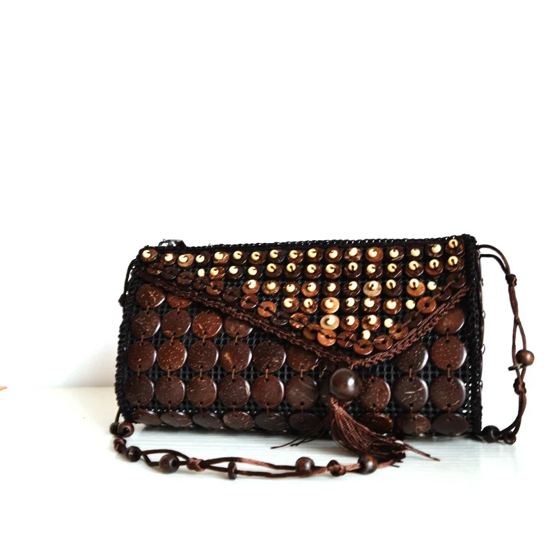 bags bag bohemian women's handbags fringe tassel handmade original women shoulder crossbody bag (7)