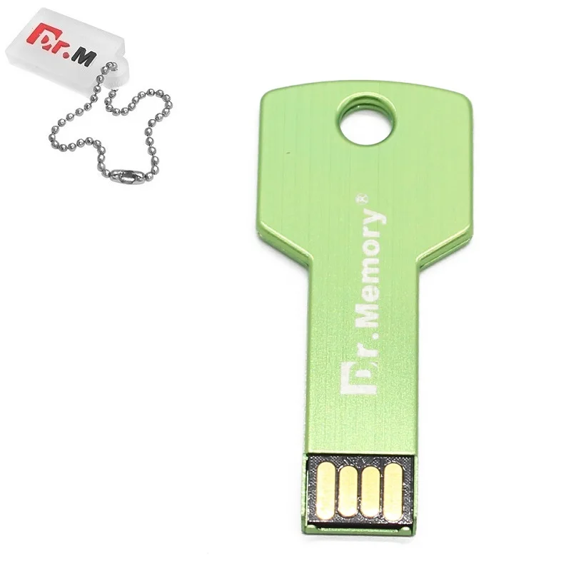 Light Green USB флеш-накопители с цветными клавишами, 32 ГБ, мультиинструменты, металлическая флешка, 64 ГБ, реальная емкость, 4 ГБ, 8 ГБ, 16 ГБ, 32 ГБ, 64 ГБ, USB карта памяти, U диск - Цвет: Light Green