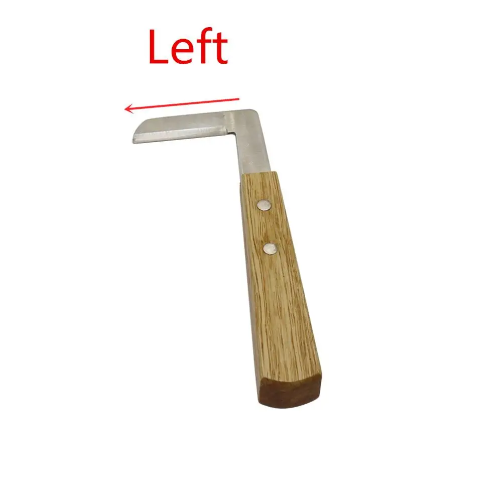 Knife edge the left Скот, лошадь, копыта, нож, ножницы, двойной край, ветеринарный копыт, Ремонтный нож, овца, коза, свинья, скот, животное, инструменты для подрезки ног - Цвет: Knife edge the left