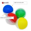 100Pcs 75MM About 3Inch 2.95‘ Plastic Surprise Ball Empty Capsules Container For Toy Draw A Lottery Raffle Gift Capsule Station 6