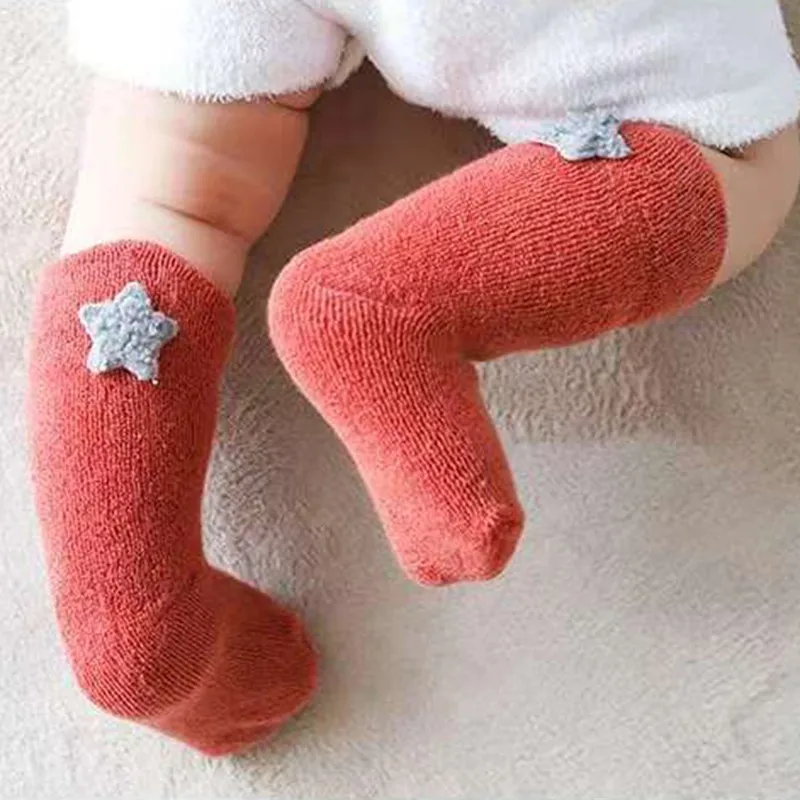 3 пар/компл. милые мягкие носки теплые зимние детские дети новорожденных носки с мультяшным рисунком для маленьких мальчиков и девочек