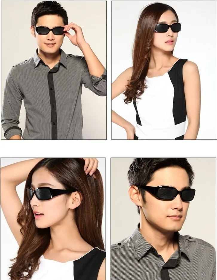 Очки Для Ухода За Зрением, с отверстиями, для мужчин и женщин, для защиты от близорукости, очки с отверстиями для глаз, для упражнений, для улучшения зрения, естественные лечебные очки