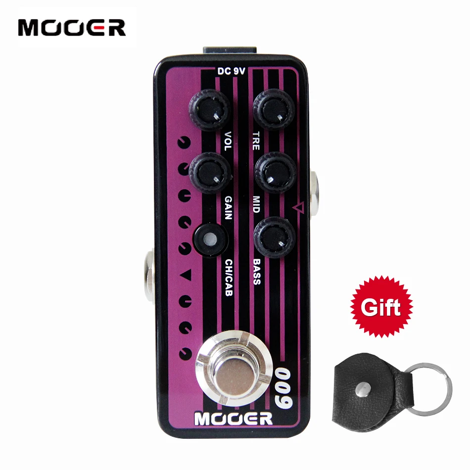 Mooer 009 Blacknight Delay And Reverb Effect With Tap Tempo Effect