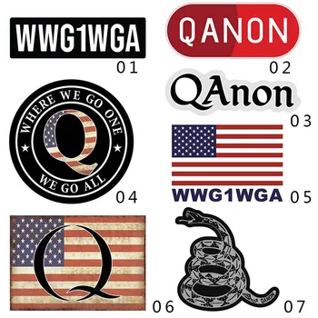 

2020 New Cartoon American QANON WWG1WGA Home Pvc Diy Car Sticker