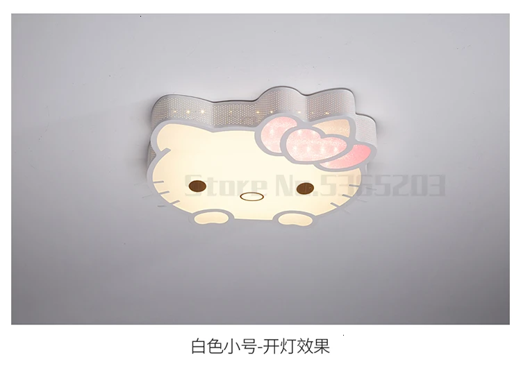 Кошка Hellokitty Мультфильм поглощает верхний светильник девушка принцесса комната hello kitty спальня лампы и фонари потолочный светильник verlichting