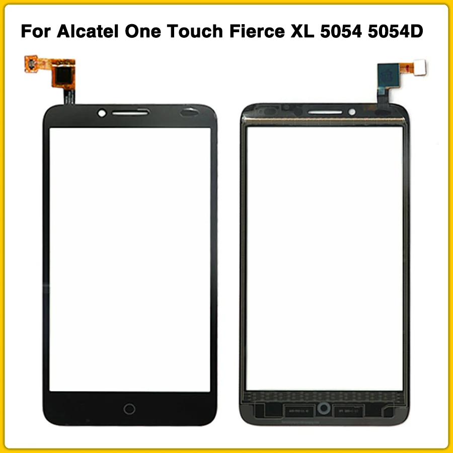 

new OT5054 touchscreen For Alcatel One Touch Fierce XL 5054 5054D 5054N Touch Screen Panel Digitizer Sensor front Glass Lens