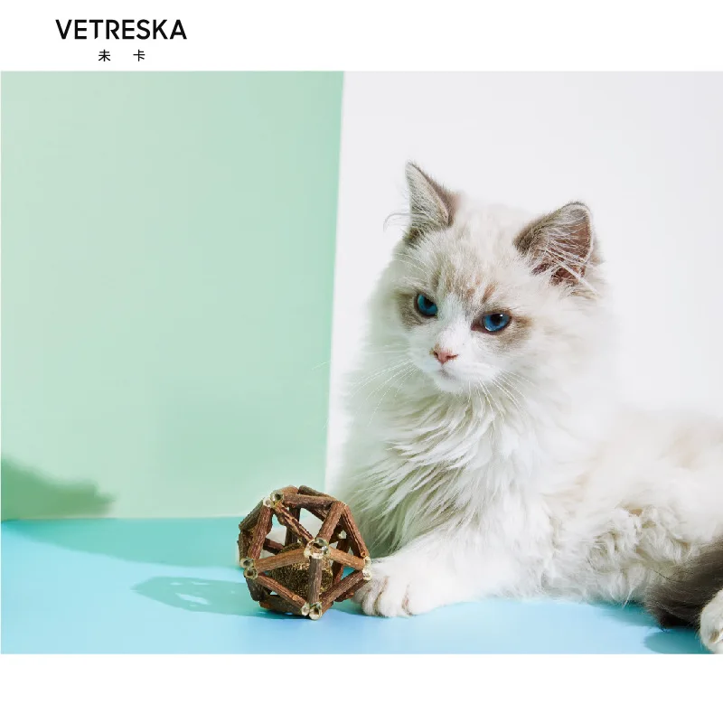 Vetreska mu tian liao ling long qiu, содержащий кошачий мячик, полезный продукт для игры с кошачьим питомцем