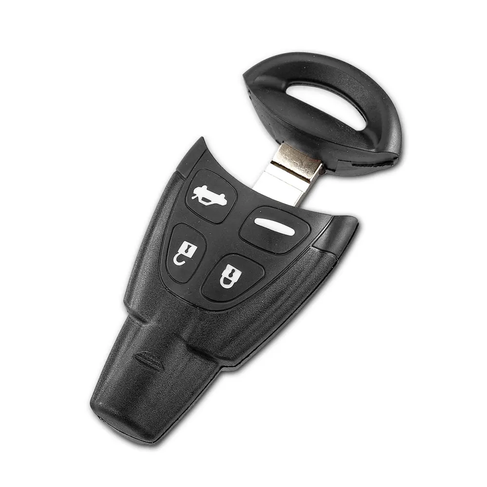 Coque Télécommande Clé 3 Boutons Pour Saab 9-3 YS3D 1998-2002 - Avec Lame Non Coupée - Remplacement Facile - 8