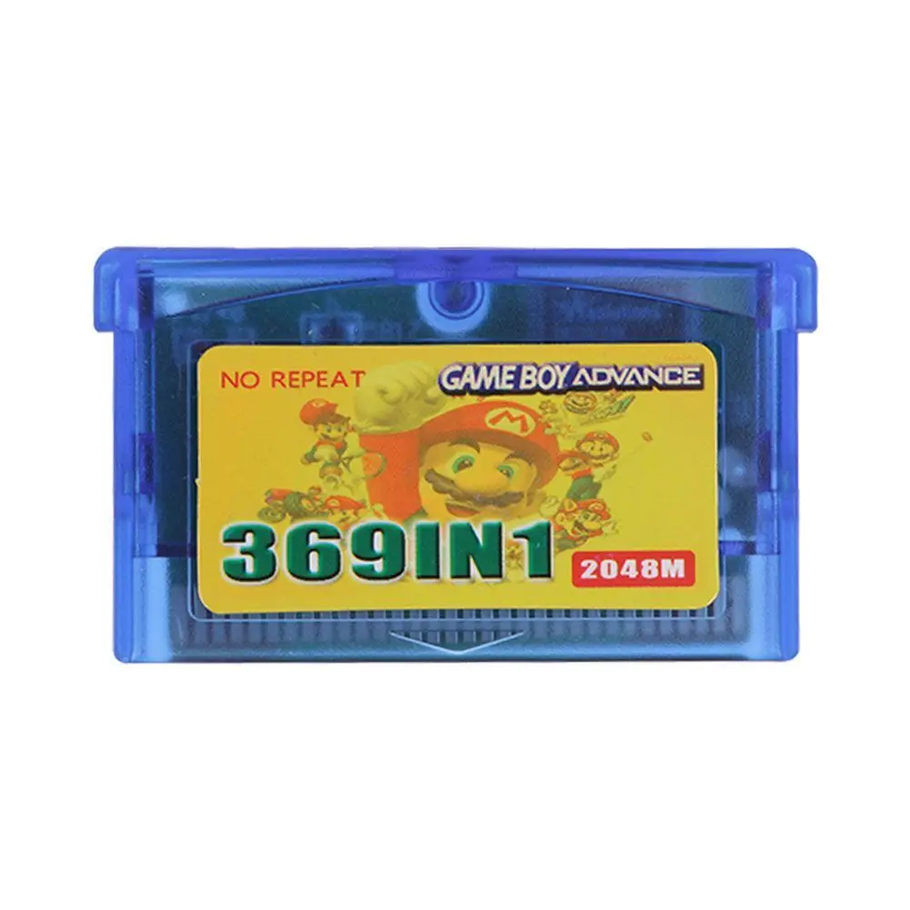 369 в 1 Ретро игры карты Mario Rockman 32-битный игровой Картридж для GBA SP NDS мульти-игры коллекция карт Винтаж игры