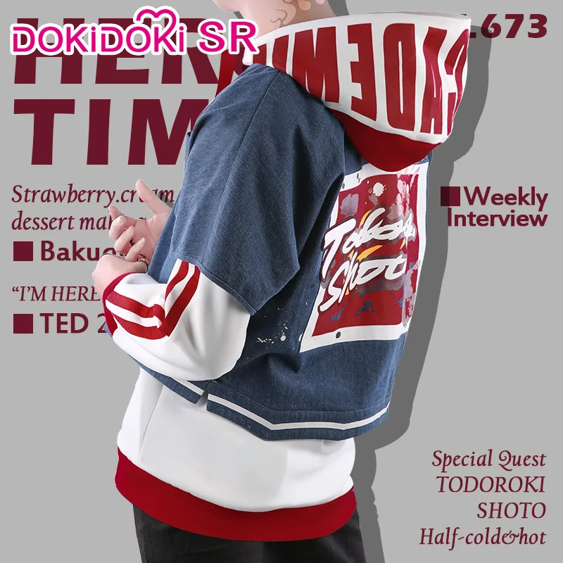 

DokiDoki-SR Anime My Hero Academia Cosplay Boku No Hero Academia Todoroki Shoto Doujin Costume Men Cosplay Costume Todoroki