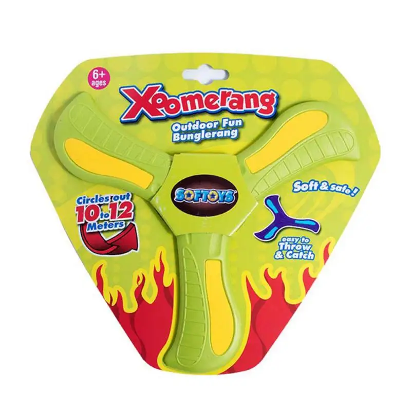 Boomerang Aerodynamic V Shaped EVA Boomerangs Throw Catch Toy Gifts for Kids and Adults 
