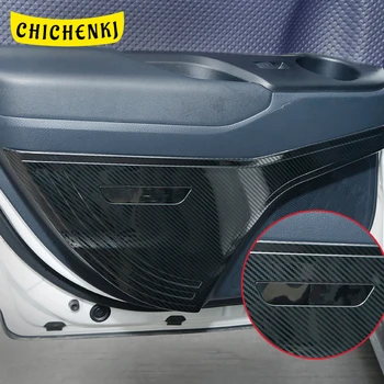 

For Toyota C-HR AX10 2018-2021 Car Accessories Stainless Inner Door Anti-kick Pad Cover Trim Frame Interior Decoration Moulding