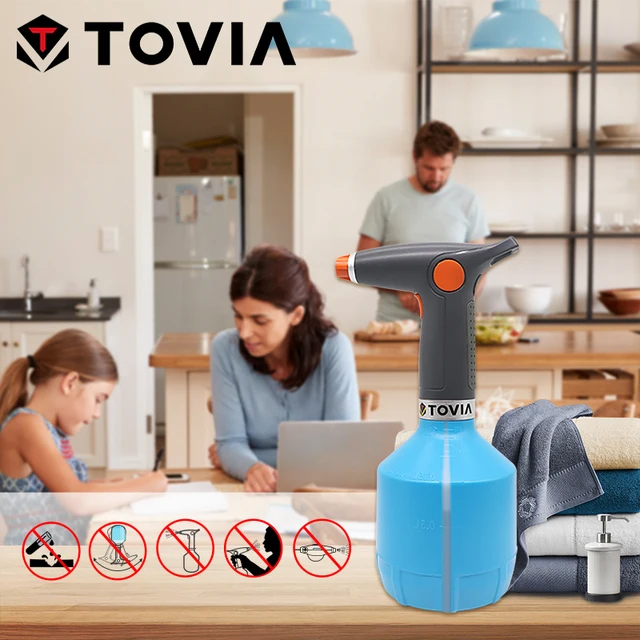 T Tovia Automatikus Öntöző Permetező Akkumulátor Elektromos Kerti Permetezőgép 1L Állítható Áramlás Újratölthető Háztartási Tisztítás - Image 6