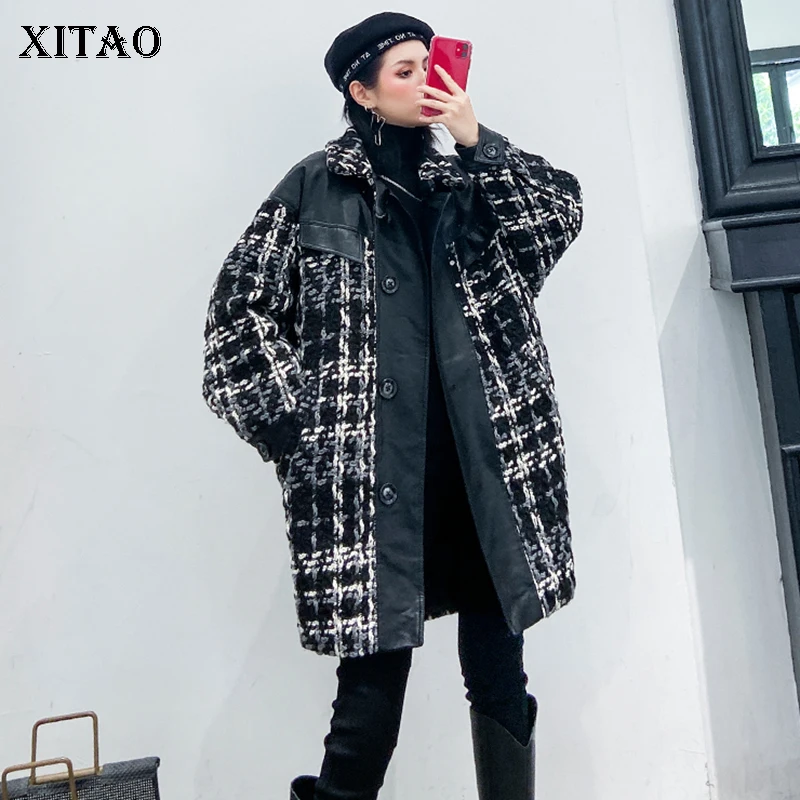 XITAO плед Для женщин Мода смеси 2019 зима элегантные большие Маленькие размеры