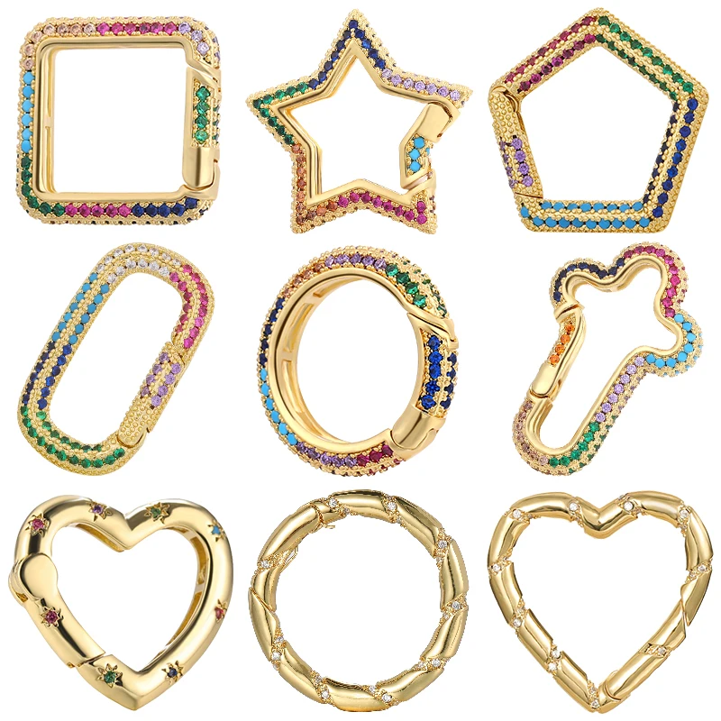 Juya  ũ  Ƽ Ʈ н    ũ Carabiner Clasps ׼ DIY Charms Jewelry Making