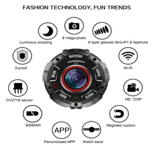 Круглый экран Три анти движения DV камера Hd Водонепроницаемая камера ночного видения наружная воздушная Дайвинг wifi прямое подключение