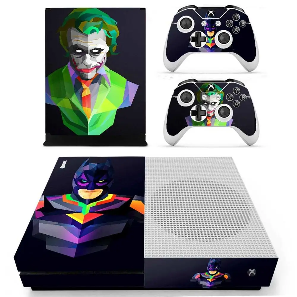 DC пленка Джокер кожа Наклейка для Xbox One S консоли и Kinect и 2 контроллеров для Xbox One тонкая кожа Наклейка Винил