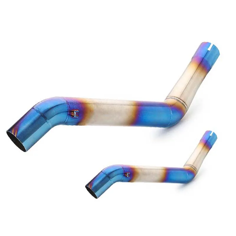 

Motorcycle Exhaust Connecting Link Pipe Middle Mid Tube Slip on Exhaust System 51mm Pipe for CFMOTO 400NK 650NK