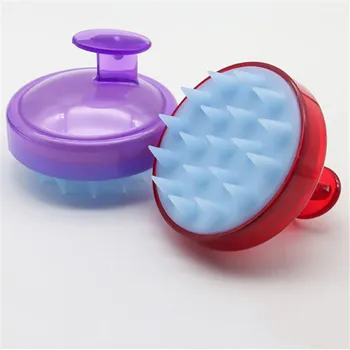 

New Arrivals Silicone Head Body Shampoo Massage Scalp Brush Comb Hair Washing Brush Spa Slimming Massage Brush