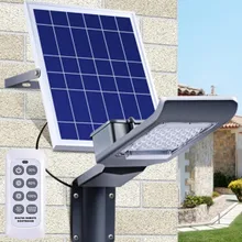 1 шт. уличный светодиодный светильник на солнечной батарее 20 Вт 30 Вт 40 Вт 50 Вт 100 Вт светодиодный солнечный светильник для сада, уличного прожектора