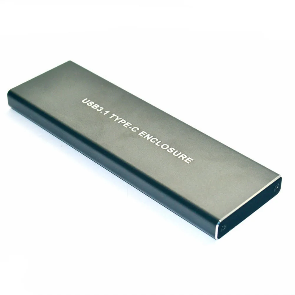 USB3.1 к M.2 NVMe адаптер мобильный корпус Тип C чехол тонкий Настольный ПК Внешний M ключ HDD корпус портативный жесткий диск