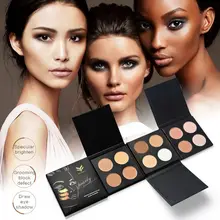 Пресс ed пудра матовый набор бронзаторов для лица длительный пресс пудра для лица консилер. w