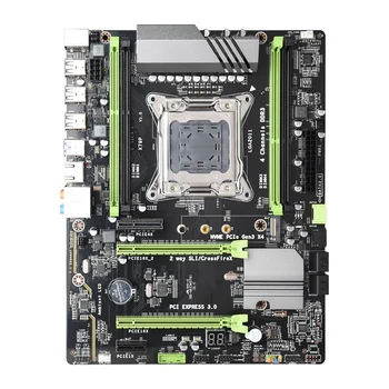 

X79P Motherboard LGA2011 ATX USB3.0 Sata3 Pci-E NVME M.2 Ssd Support REG ECC Memory And Xeon E5 Processor Mainboard