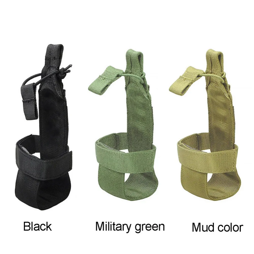Porte-bouteille Ceinture - Lot De 2 Crochets - En Nylon Et ABS - Pour Randonnée, Camping, Vélo - Noir