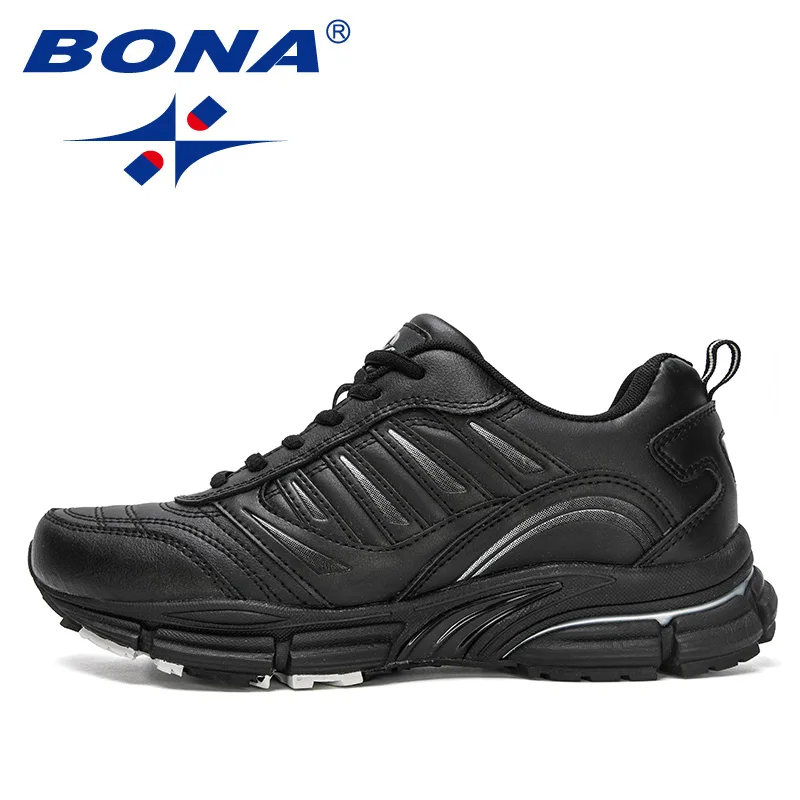 BONA 2021 New Designers Popular Sneakers Comfortable Solf Outdoor Shoes Man Leisure Shoes Men Zapatillas Hombre Casual Footwear