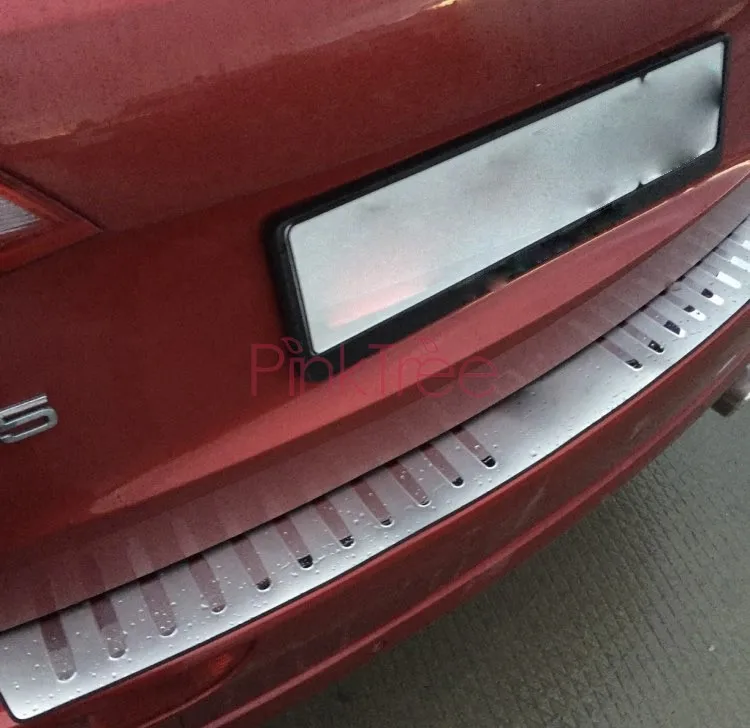 Для Audi Q5 2009 2010 2011 2012 2013 14 15 защита заднего бампера крышка багажника порога из нержавеющей стали аксессуары для укладки