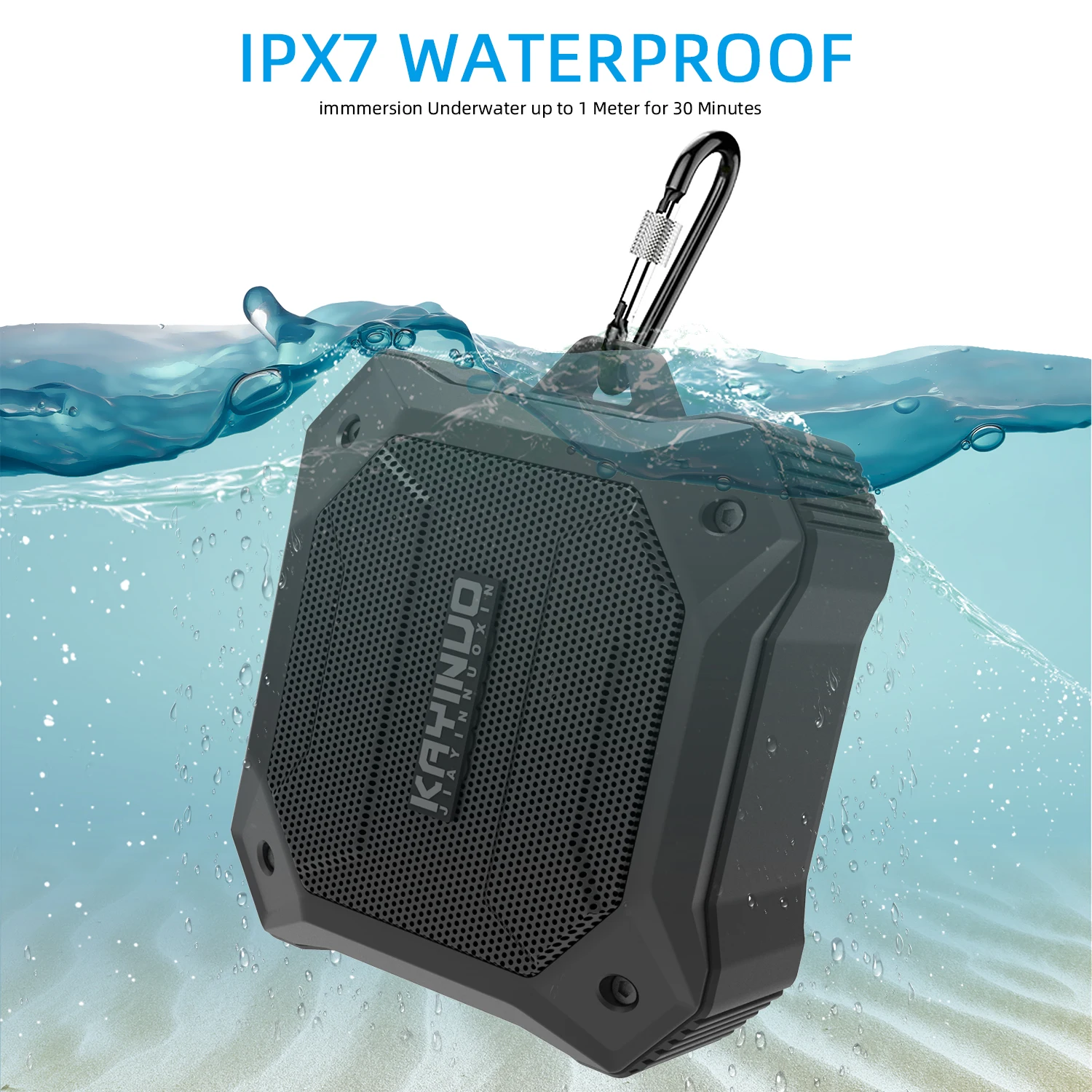 KAYINUO IPX7 водонепроницаемый Мощный TWS Bluetooth Динамик Мощный беспроводной супер бас мощный портативный динамик boombox TF карта
