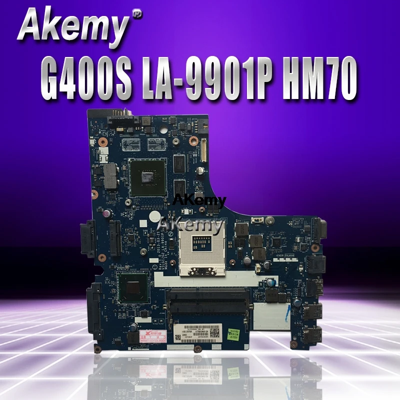 

Free Shipping For LA-9901P Lenovo G400S notebook motherboard HM70 supports full test