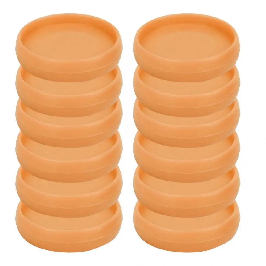 10mm Yellow 12 шт. DIY гриб диск с отверстиями связывающее кольцо вкладыш застежка для блокнота офисные школьные принадлежности новинка - Color: 10mm Yellow